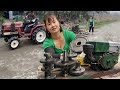 Repair Restoration Machinery Plow Diesel 8HP and Gearbox Engine Severely Damaged \ Blacksmith Girl