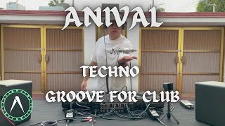 ANIVAL - Techno Groove n the Garage Session | Go Pro | 05