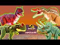 Amazing Jurassic World Dinosaurs | T-REX , Velociraptor, Spinosaurus, Triceratops,Pteranodon& More!