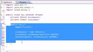 Java Programming Tutorial 74 Mouse Events