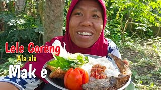 KULINERAN DI RUMAH AJA❗❗lele goreng lalap kemangi || ws koyok ng warung warung, gk kalah enak