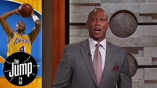 Byron Scott has two reactions to Warriors' Jordan Bell's slam dunk | The Jump | ESPN