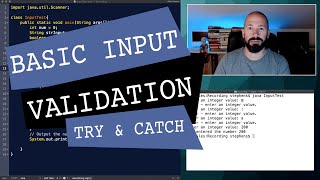 Basic User Input Validation in Java