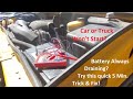 Battery Draining? 5 Minute Fix, Parasitic leak - drain