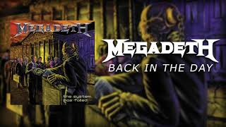 Megadeth - Back In The Day