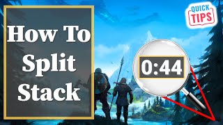 Valheim - How To Split Stack