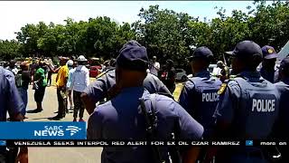 Tensions remain high outside Hoërskool Overvaal