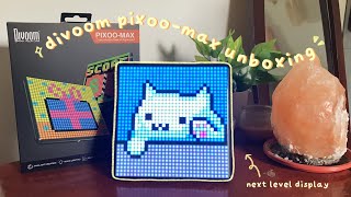 Divoom Pixoo-Max Unboxing ft. @Divoominternational 🌻 | next level pixel art display 🖼