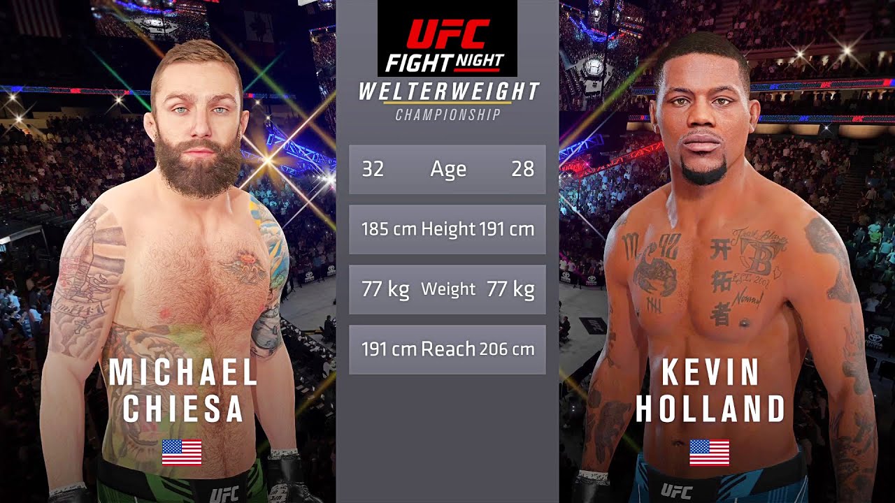 Michael Chiesa Vs Kevin Holland Full Fight - UFC Fight Of The Night ...