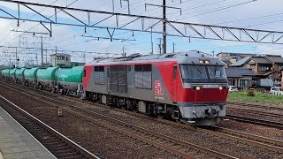 【貨物】レッドベアDF200-216　石油輸送+313系　清洲駅通過