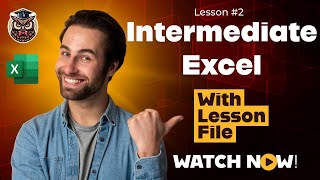 Excel Intermediate Functions & Features | ADVANCED FILTER; DATA VALIDATION & more | Lesson 2