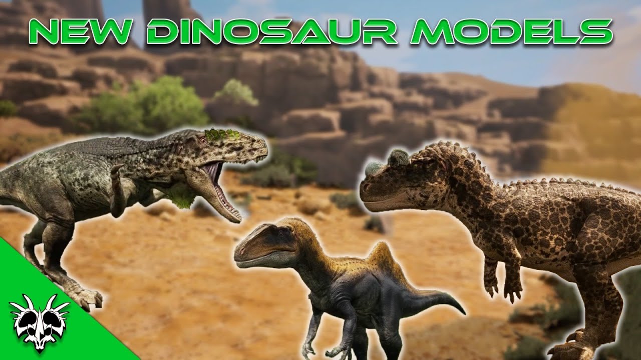 New Path Of Titans Dinosaur Model Updates Youtube