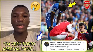 🤯Arsenal’s Target Moises Caicedo APOLOGISE To Arsenal Fans & Gabriel Martinelli After Harsh Tackle!