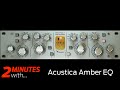 Acustica Amber EQ VST/AU plugin in action!