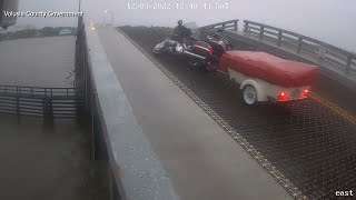 Georgia motorcyclist crashes while trying to cross raising drawbridge in Daytona Beach