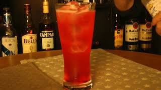 ＃Campari soda　カンパリソーダ　家飲み　Anabashisu