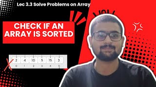 Check if an Array is Sorted | Striver DSA Sheet #leetcode #gfg #striverdsasheet