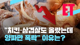 [ET] “치킨·삼겹살도 올랐는데 양파만 폭락?” 이유는 / KBS  2022.03.02.