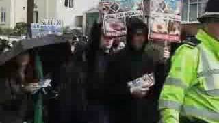 Animal Rights Activists protest against Sequani