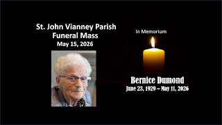 Funeral Services for Bernice Dumond