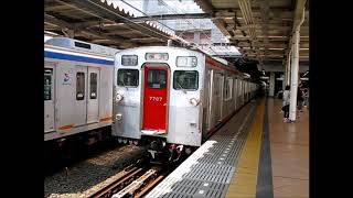 【列車発着・通過シーン  相鉄線編10】相鉄旧7000系  各停横浜行  二俣川駅発車