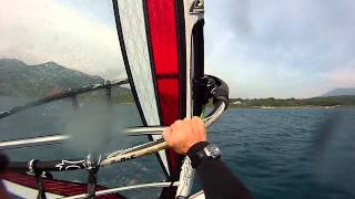 Windsurfing　本栖湖　富士山絶景プレーニング　ファンビーチからドラゴン