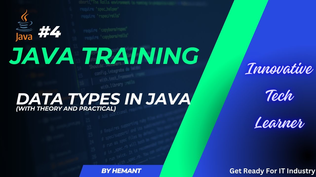 4 Java Data Types Java Tutorial Beginners Javaforbeginners