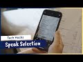 How to use live text to read information from videos and images | Apple Accessibility Features