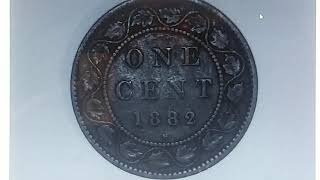 1882H Canadian large cent ---silent auction---