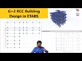 G+2 RCC Full Building Design in ETABS