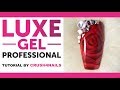 💗 New Nail Art Tutorial by CRUSH 4 NAILS 💗 for LUXE GEL PROFESSIONAL 💗