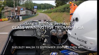 1959 Triumph TR3a Class Winning Time  Shelsley Walsh 15.9.24