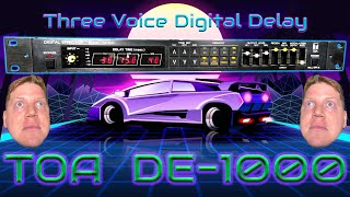 The Vintage Digital Delay You've Never Heard Of : TOA DE-1000