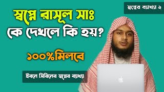 স্বপ্নে রাসূল সাল্লাল্লাহু আলাই সাল্লাম কে দেখলে কি হয় | shopne rasul (sm) ke dekhle ki hoy | dream