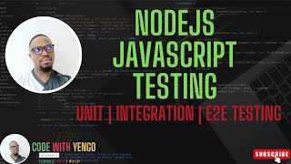 Master Testing in Node.js (JavaScript): Unit, Integration & E2E Testing (with In-Memory MongoDB!)