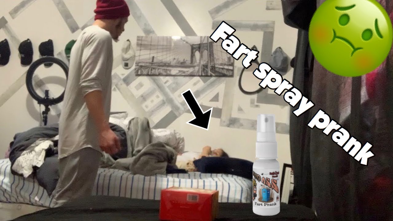 Fart Spray Prank On Girlfriend Hilarious Youtube