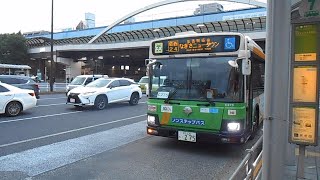 都営バスR-C275号車葛西24系統なぎさニュータウン行き葛西駅発車シーン