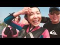 taiwan vlog surfing in the city river 台北社子島也能衝浪你信不信 我說台北市政府的學姊來了你信不信 寬板滑水太好玩 嘻嘻哈哈滑水學校