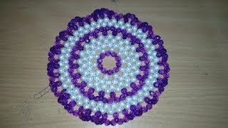 How To Make Beaded Table Mat Diy Table Mat