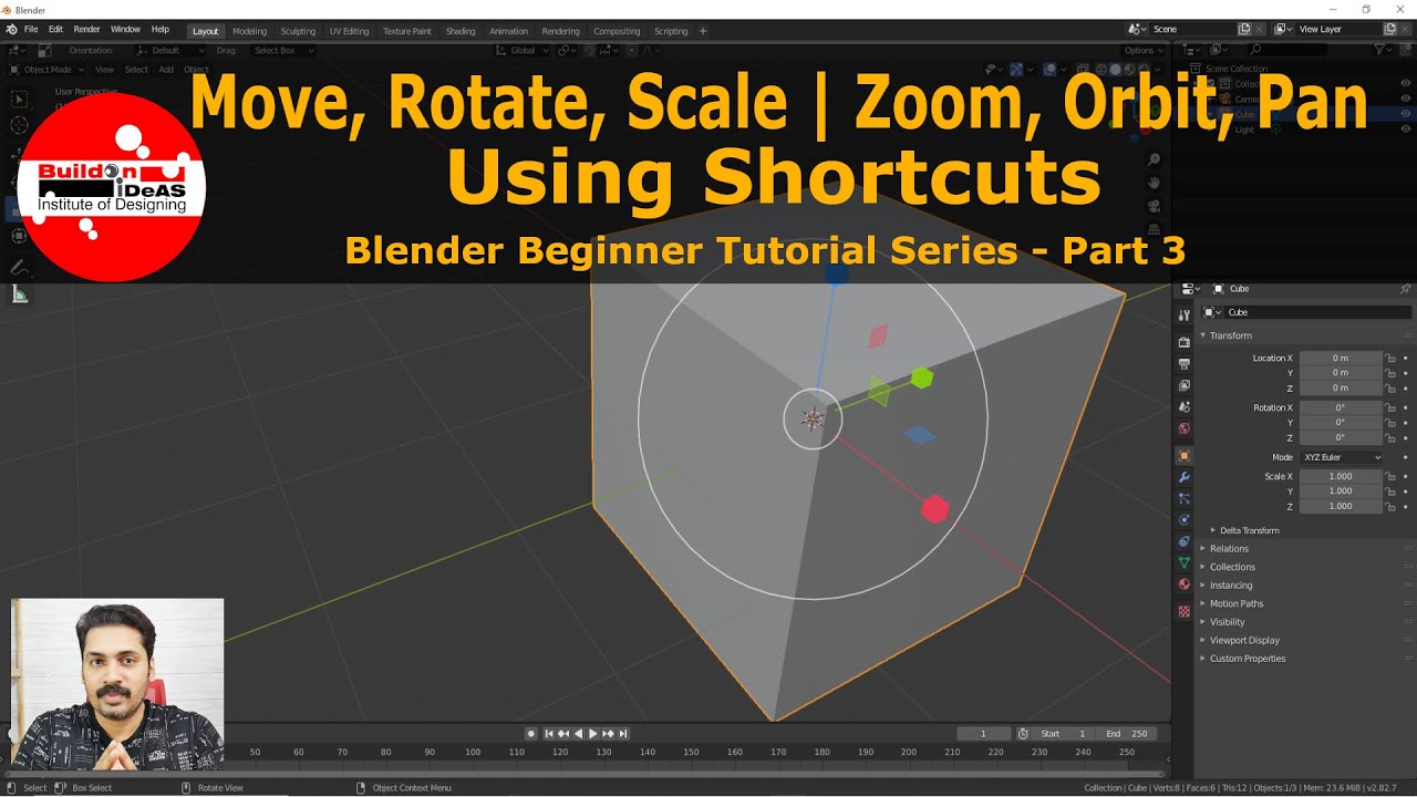 Zoom, Orbit, Pan | Move, Rotate, Scale - Easy Shortcuts | Blender ...