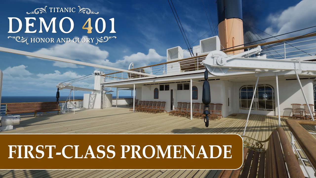 Board The Titanic Like Never Before - The NEW First Class Promenade ...