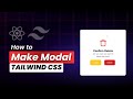 How to Make Modal in Tailwind CSS - 2025