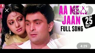 Aa Meri Jaan | Full Song | Chandni | Rishi Kapoor, Shridevi,Lata Mangeshkar, Shiv- Hari, AnandBakshi