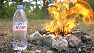 Comment allumer un feu avec une bouteille d'eau