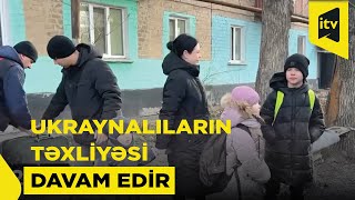 Ukraynalı mülki əhalinin Pokrovsk şəhərindən təxliyəsi davam edir