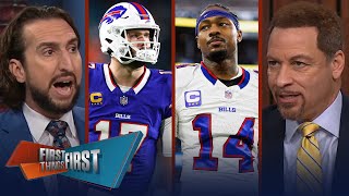 Josh Allen ‘not paid to make changes’, Could the Diggs trade backfire? | NFL | FIRST THINGS FIRST