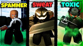 15 Different Types Of Roblox Combat Warriors Players...