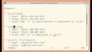 Vim regexp: Changing Case