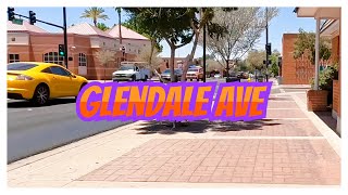 A Bike Ride on Glendale Avenue - To Downtown Glendale - Phoenix - Glendale Arizona