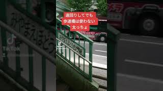 【デブあるある】遠回りしてでも歩道橋は使わない太っちょ #Shorts